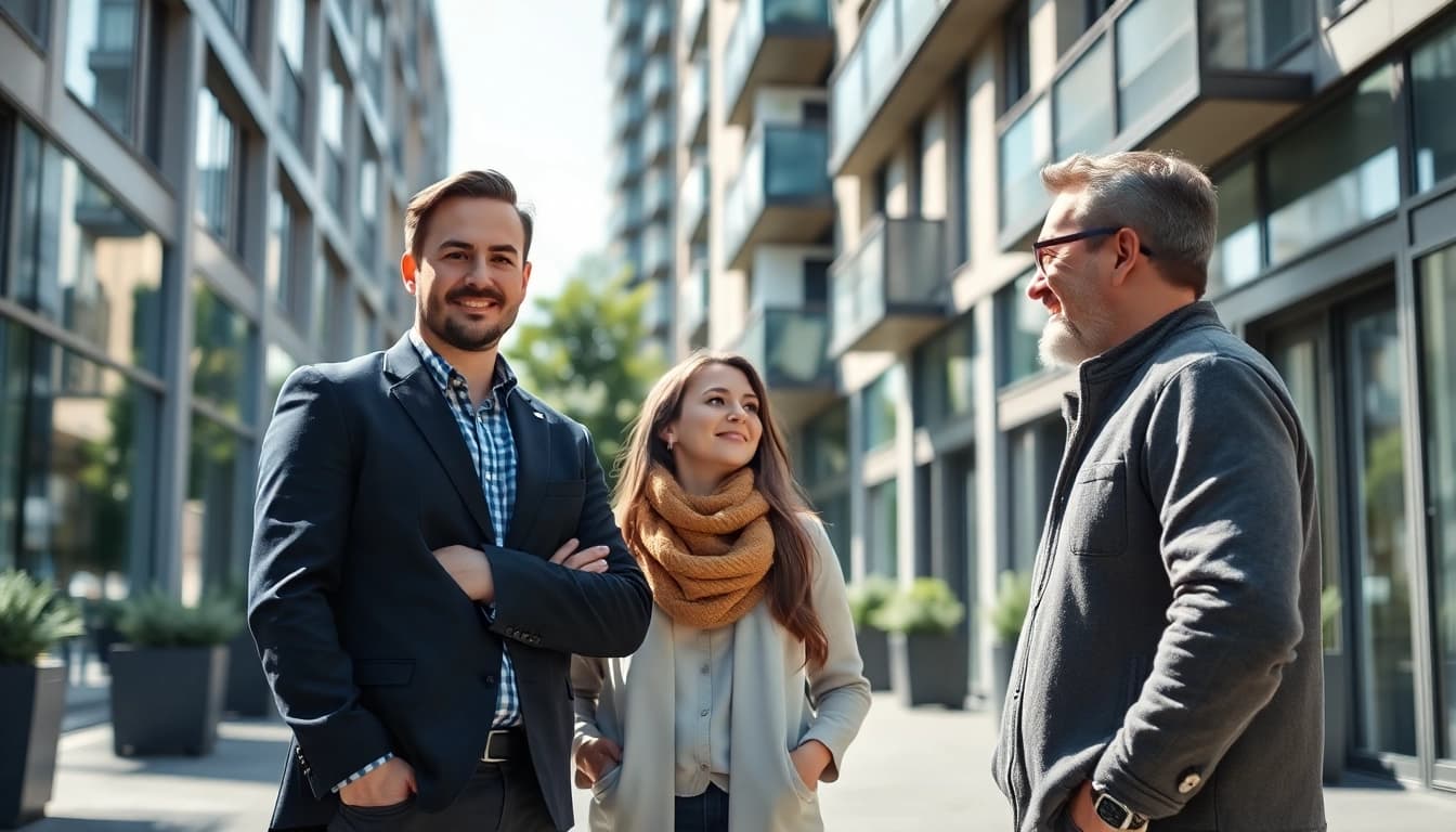 Immobilienmakler Frankfurt Sachsenhausen berät Kunden in urbanem Setting