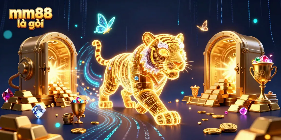 Experience the vibrant entertaining scene of mm88 là gì with a dazzling digital casino landscape.