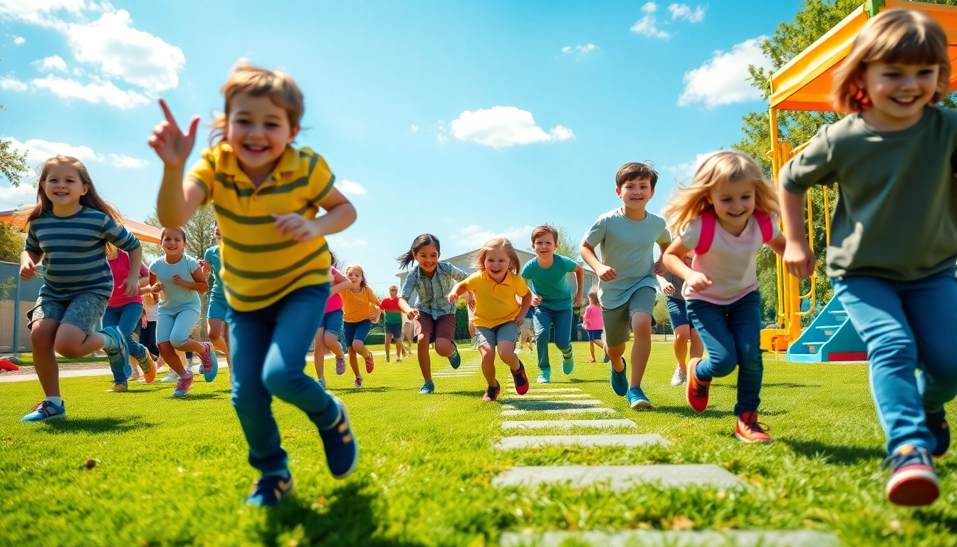 Details jetzt lesen ueber spannende Bewegungsspiele mit Kindern im Freien.