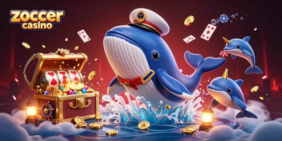 Zoccer Casino invites players to enjoy thrilling games with vibrant visuals in an exciting underwater scene.