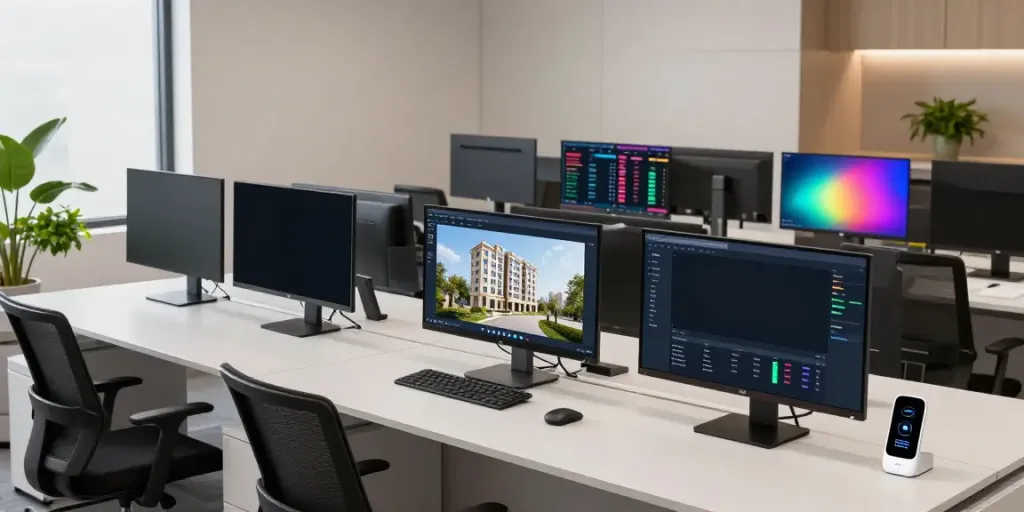 Immobilienmakler Wiesbaden moderne Technologien zur Immobilienbewertung und Präsentation.